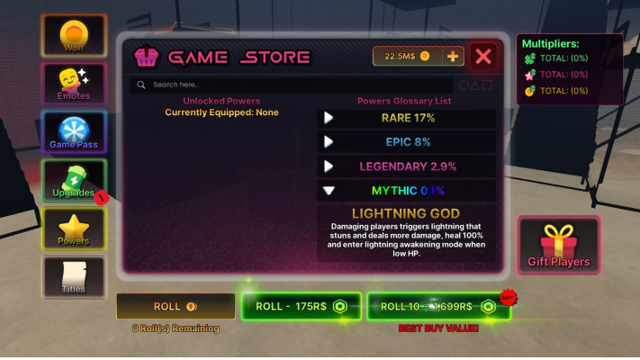Ink Game (Roblox) - 100 Free Power Rolls