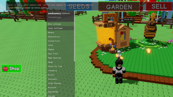 Grow a Garden (Roblox) - Admin Commands