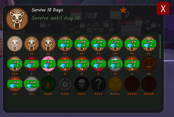 99 Nights in the Forest (Roblox) - 1,000 Free Diamonds