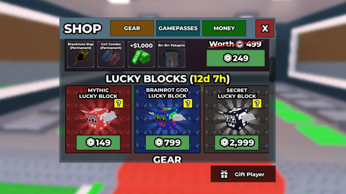 Steal a Brainrot (Roblox) - 100 Secret Lucky Blocks