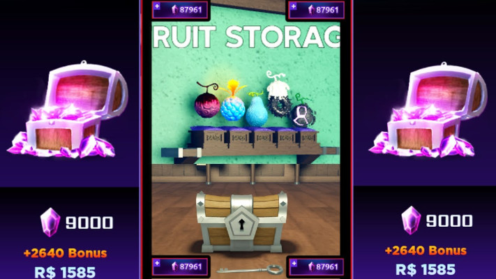 Fruit Battlegrounds (Roblox) - 100,000 Free Gems