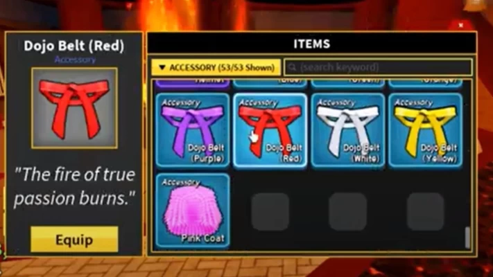 Blox Fruits - All Belts