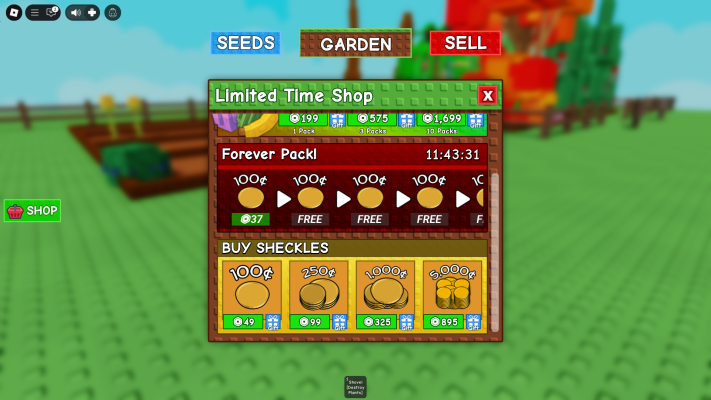 Grow a Garden (Roblox) - 100M Free Money
