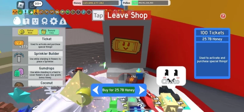 Bee Swarm Simulator - 10,000 Free Tickets