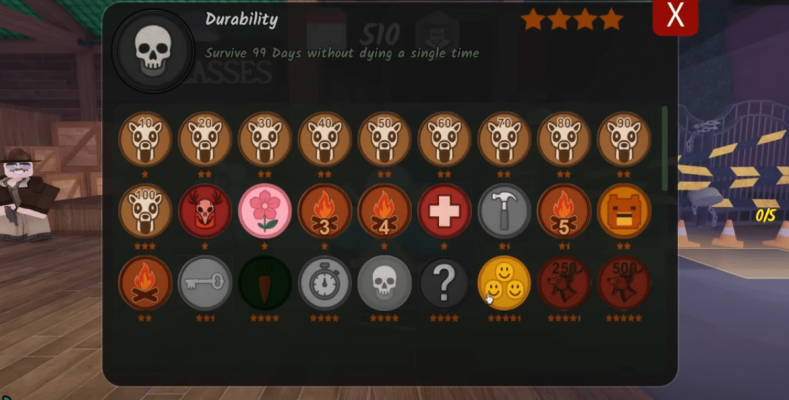 99 Nights in the Forest (Roblox) - All Badges